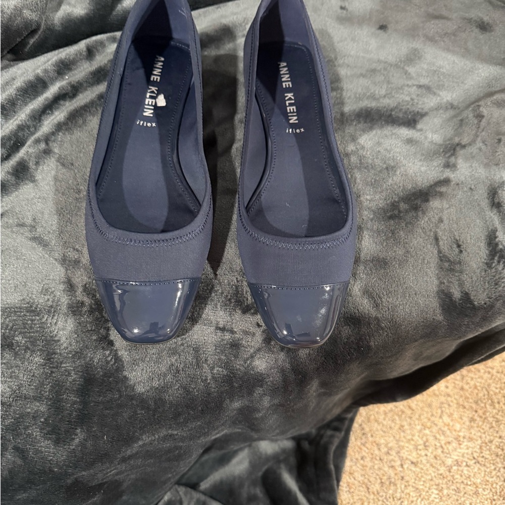 Anne Klein Midnight Blue Loafers - Picture 2 of 6